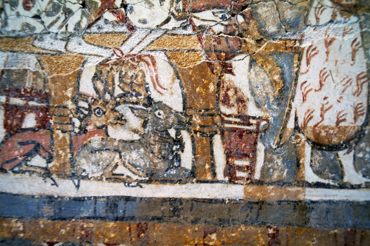Sarkofág Haghia Triada, Kréta, Řecko, minojská civilizace od Walter Charles Mills