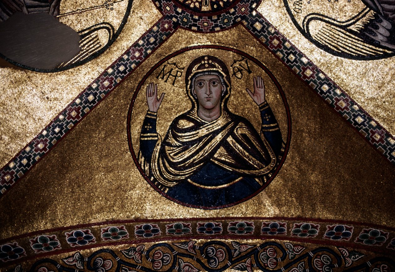 Mozaika Katholikon (Catholicon), klášter Hosios Loukas (Seznam světového dědictví UNESCO od Walter Charles Mills