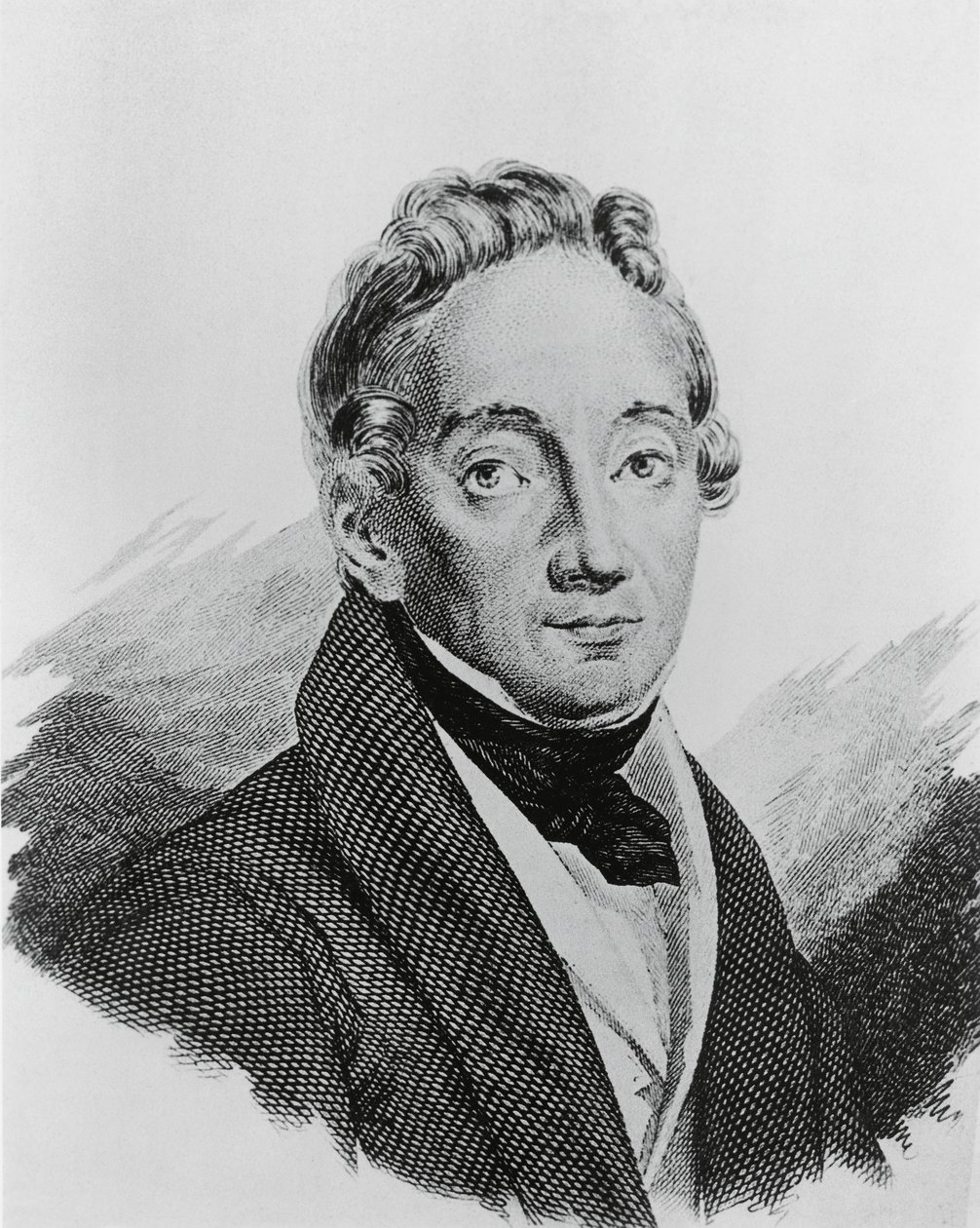 Portrét Pietra Colletty (1775-1831), italského generála a historika, rytina od Walter Charles Mills