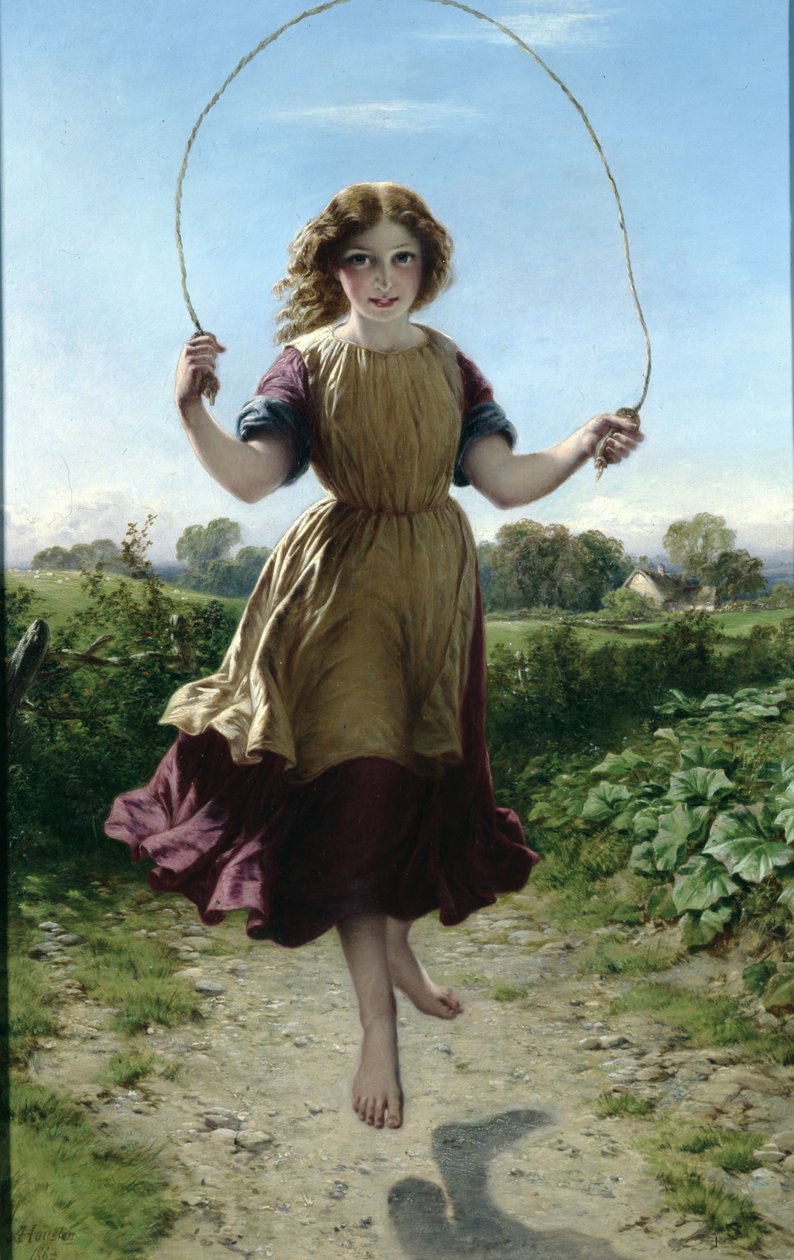 Girl Skipping, 1863 od John Adam P. Houston