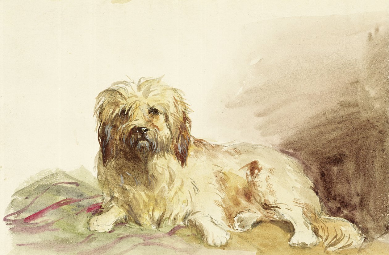 Umělcův pes, kolem roku 1860 od John Adam P. Houston