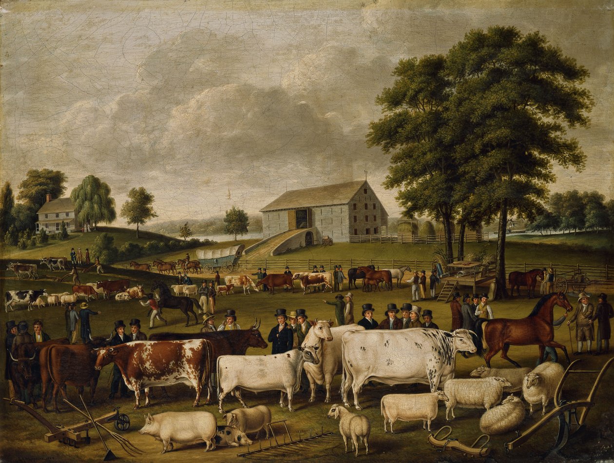 Pensylvánský venkovský veletrh, 1824 od John Archibald Woodside
