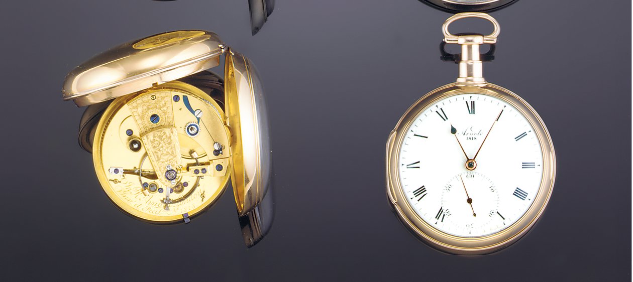 22karátové kapesní hodinky s pružinovou aretací s chronometrem, London, no. 1818, 1801 od John Arnold