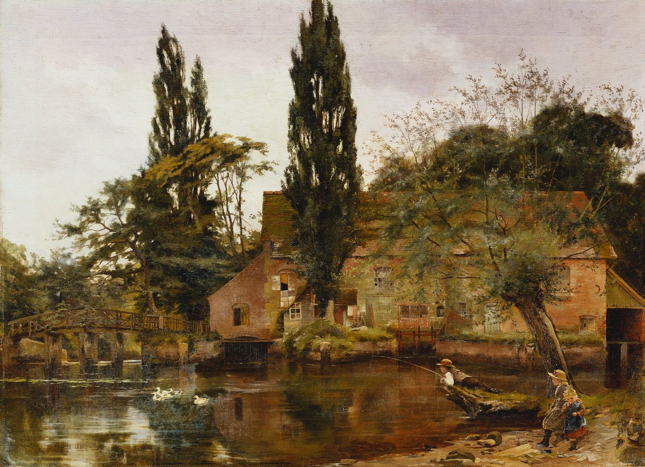 Mlýn na Avonu, 1886 od John Arthur Lomax