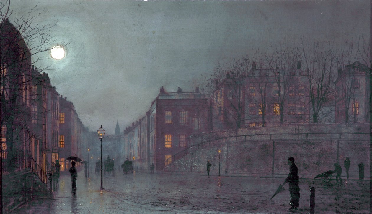Pohled na Hampstead, Londýn, 1882 od John Atkinson Grimshaw
