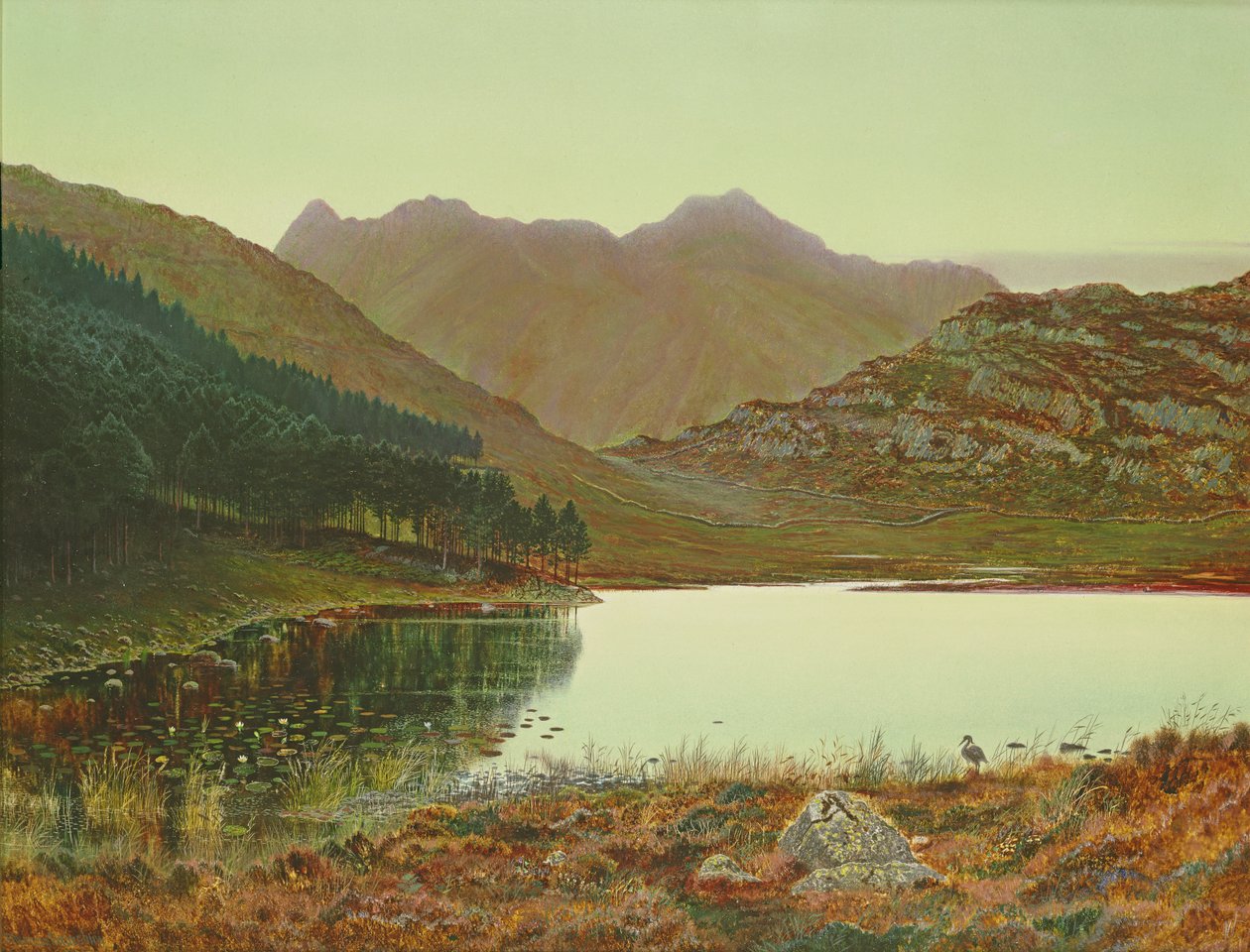 Blea tarn od John Atkinson Grimshaw