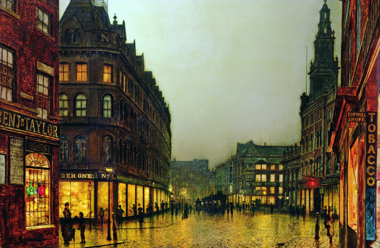 Boar Lane, Leeds od John Atkinson Grimshaw