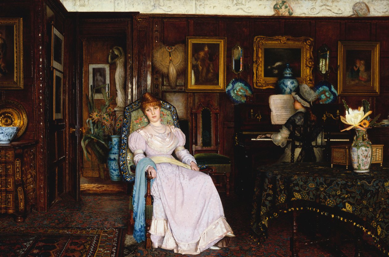Sladký domov od John Atkinson Grimshaw