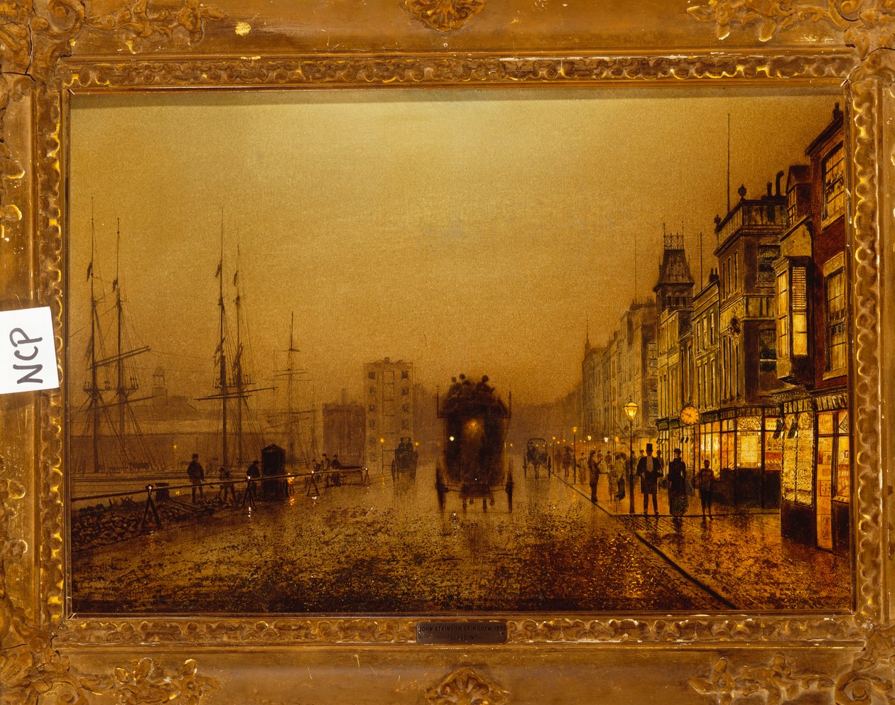 Glasgow Docks, 1892 od John Atkinson Grimshaw