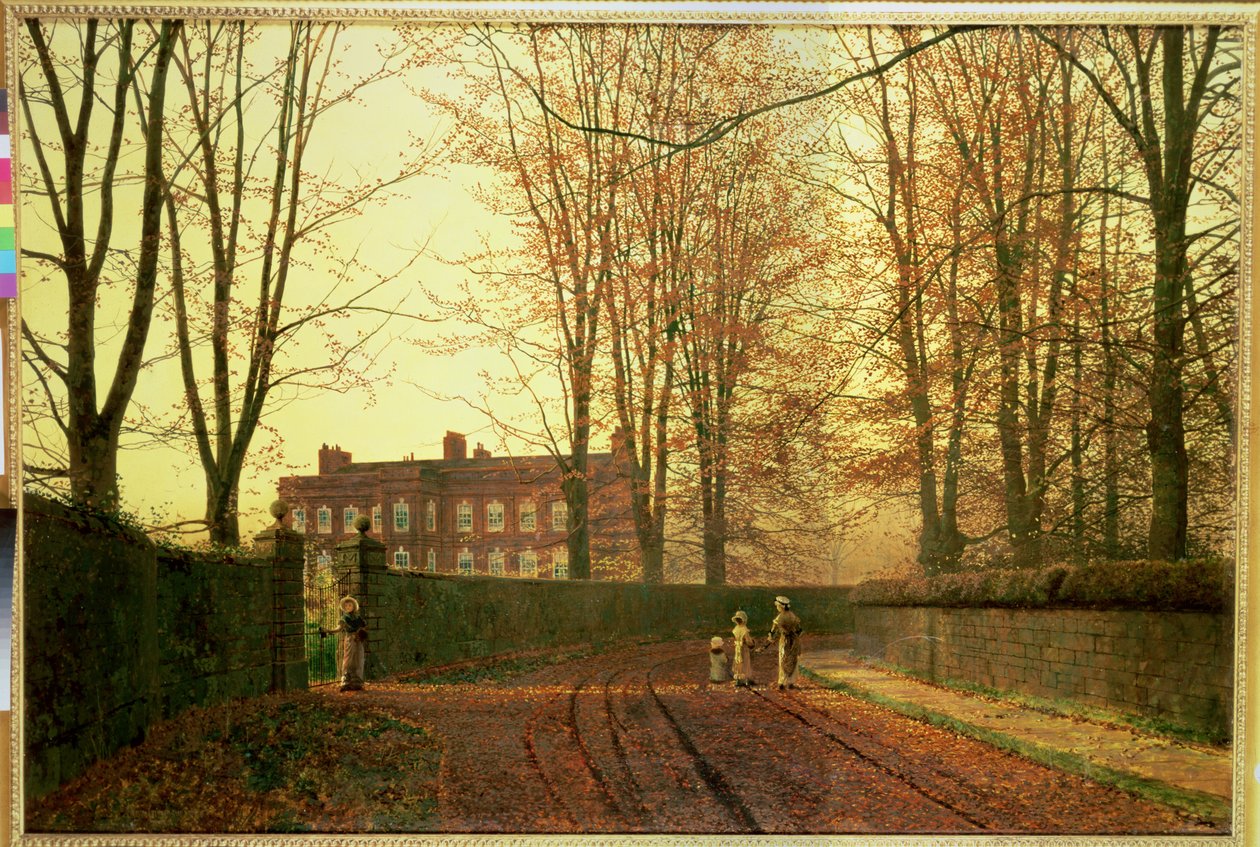 Jít do kostela, 1880 od John Atkinson Grimshaw