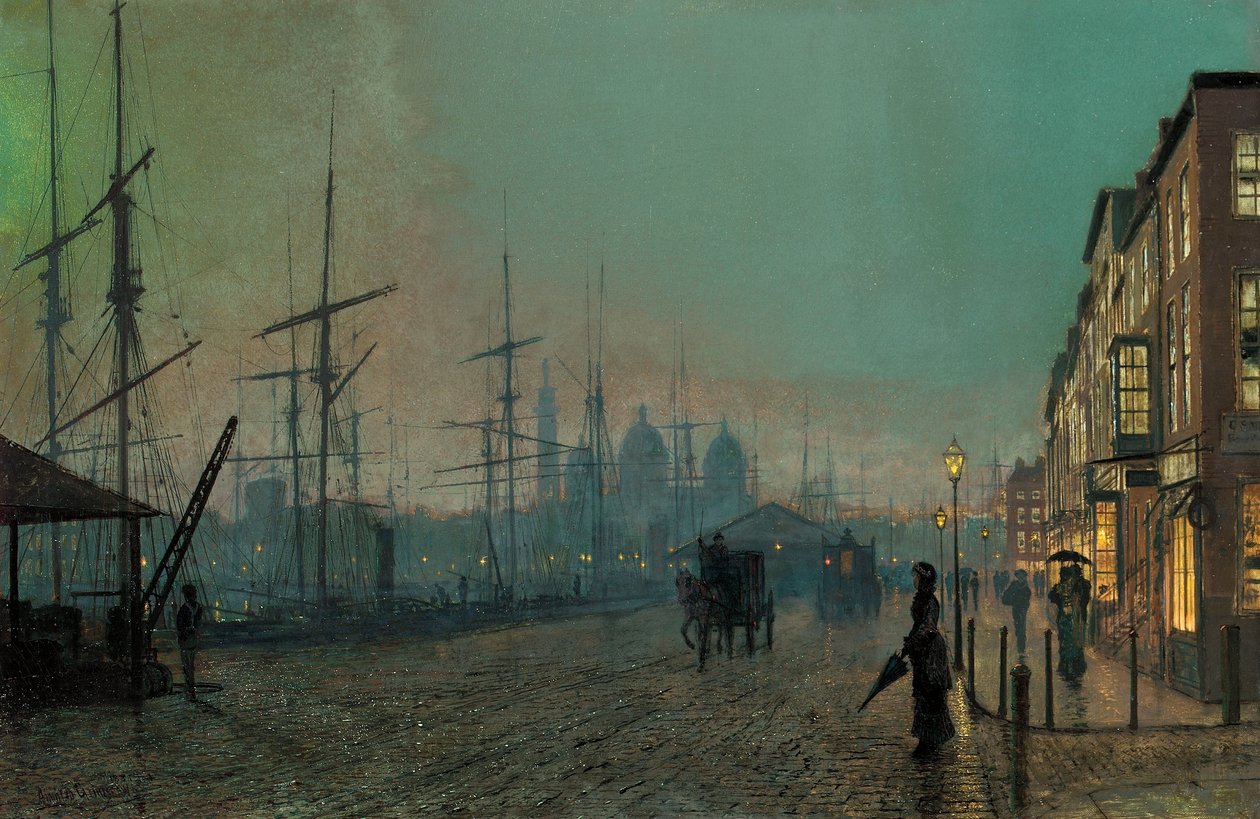Humber Dockside, 1881 od John Atkinson Grimshaw