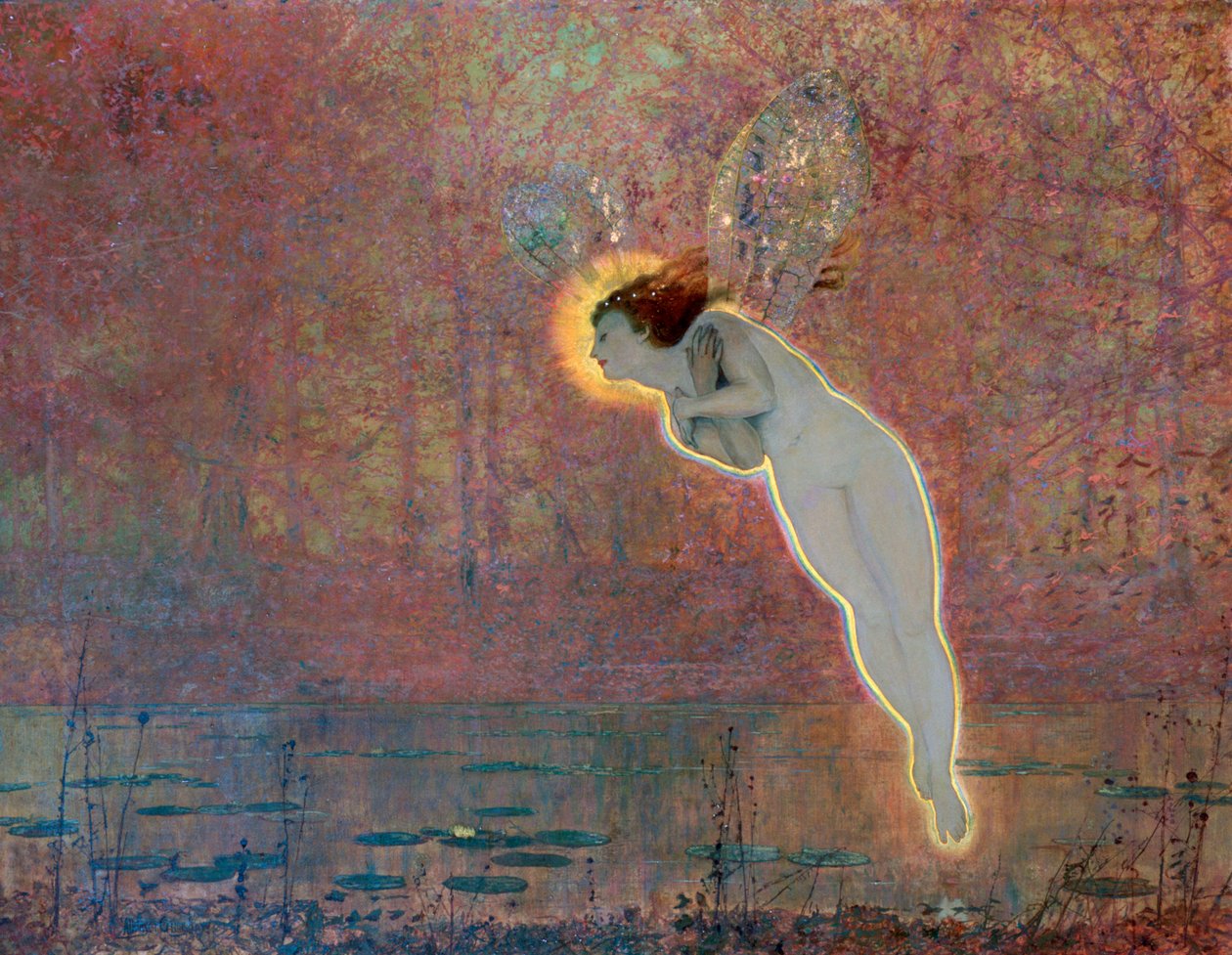 Iris, c1860-1893 od John Atkinson Grimshaw