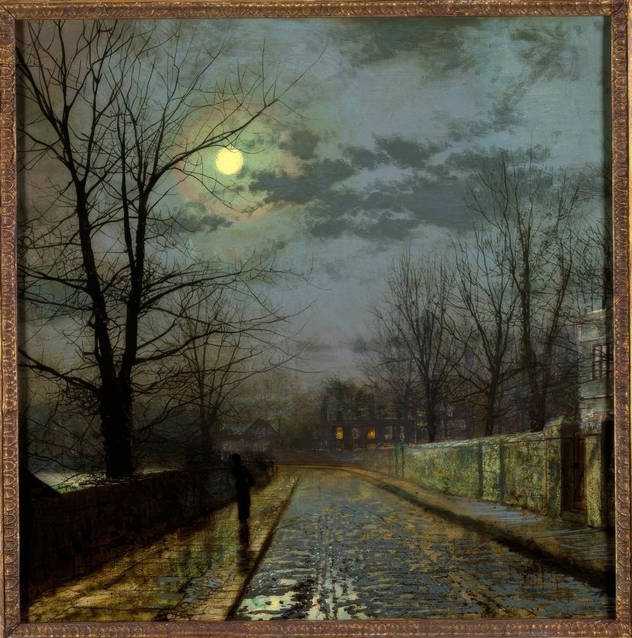 Lane v Cheshire od John Atkinson Grimshaw