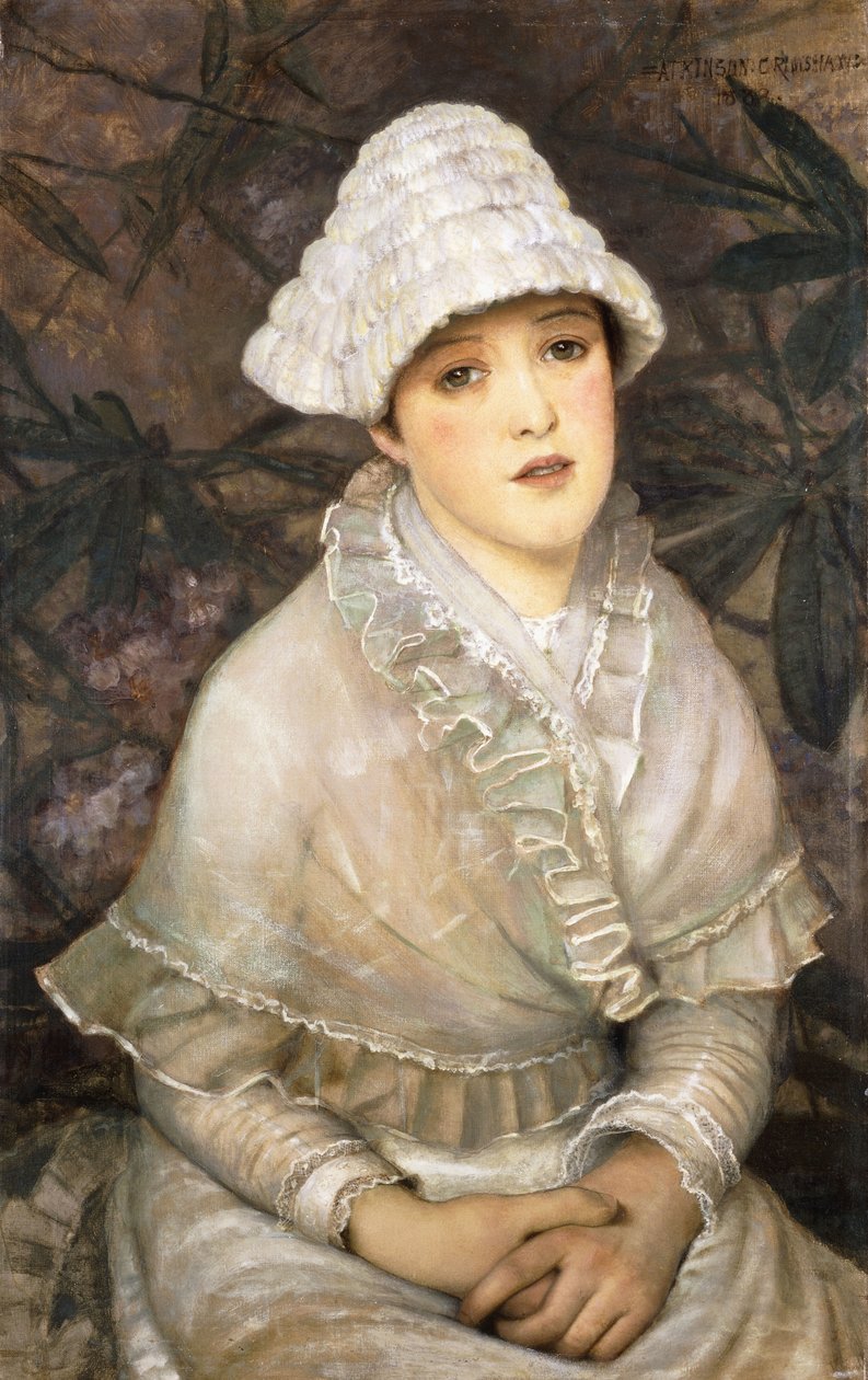 My Wee White Rose, 1882 od John Atkinson Grimshaw