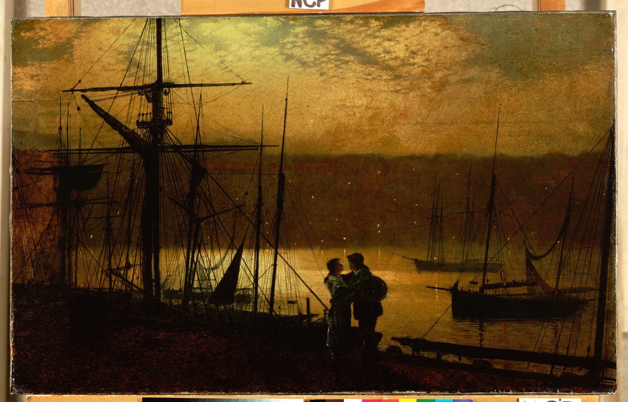 Outward Bound - pohled na Whitby, 1887 od John Atkinson Grimshaw