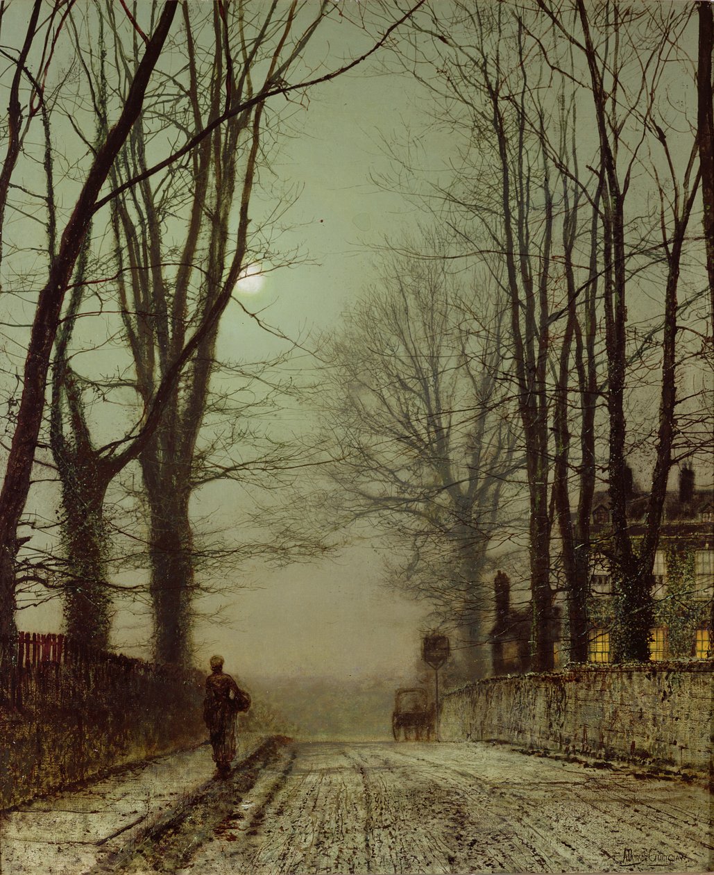 Putney Park Lane od John Atkinson Grimshaw