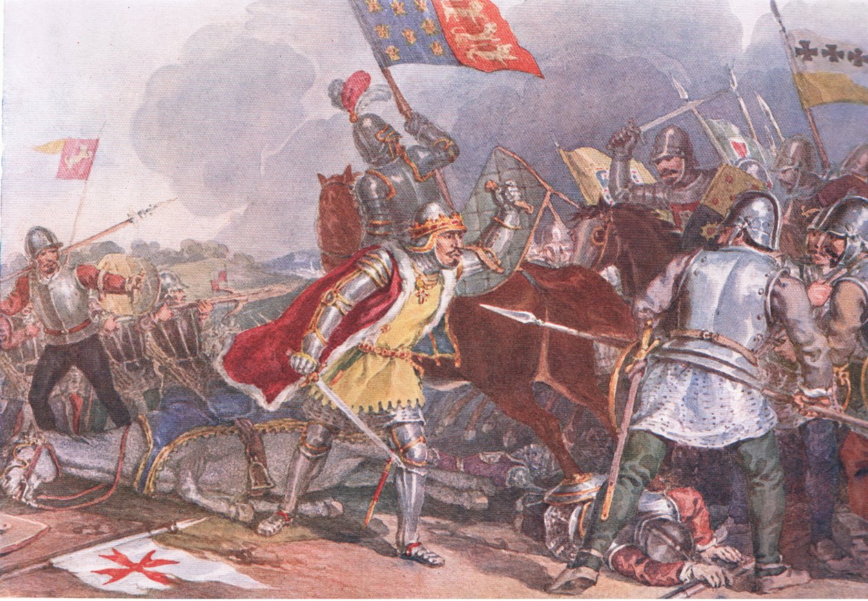 Richard třetí v Bosworthu od John Atkinson Grimshaw
