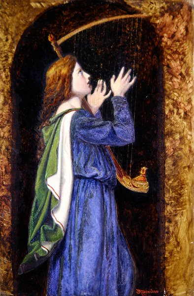 Svatá Cecílie od John Atkinson Grimshaw