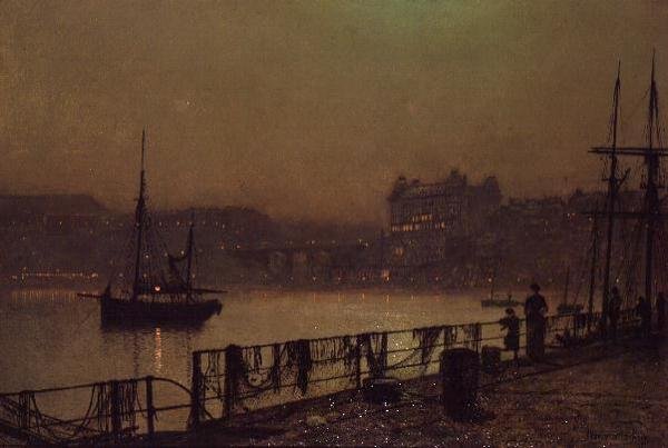 Scarborough od John Atkinson Grimshaw
