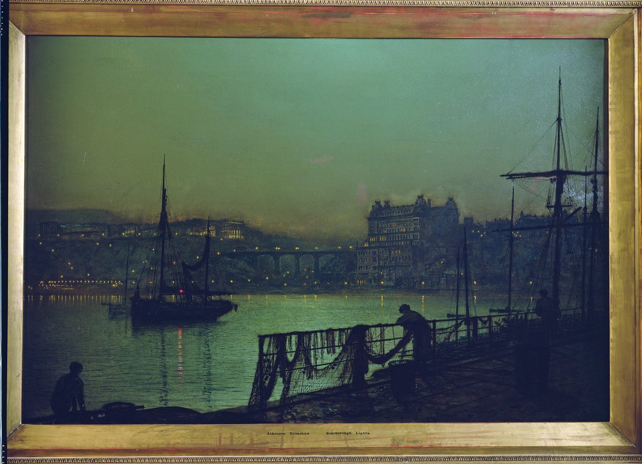 Scarborough: Světla od John Atkinson Grimshaw