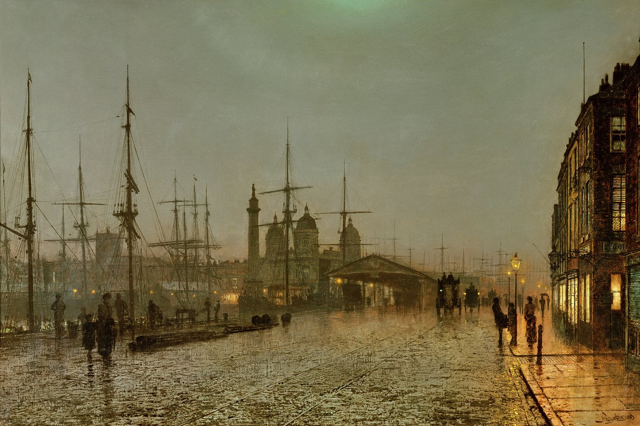 Neznámý obrázek od John Atkinson Grimshaw