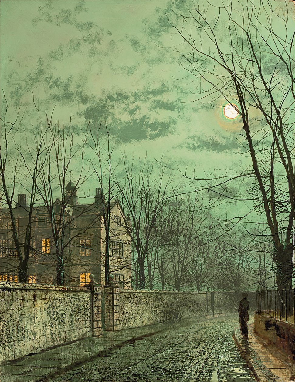 Pod měsíčními paprsky, 1887 od John Atkinson Grimshaw