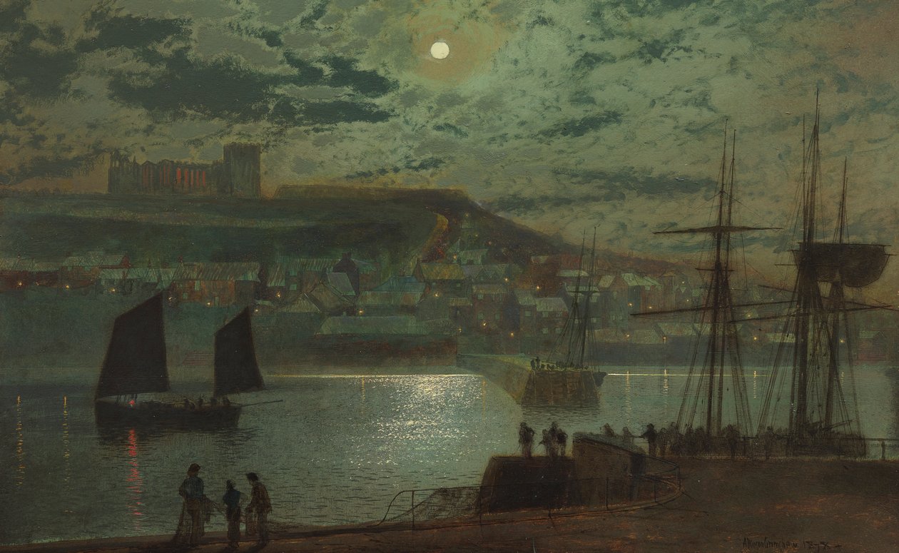 Whitby Harbour od John Atkinson Grimshaw