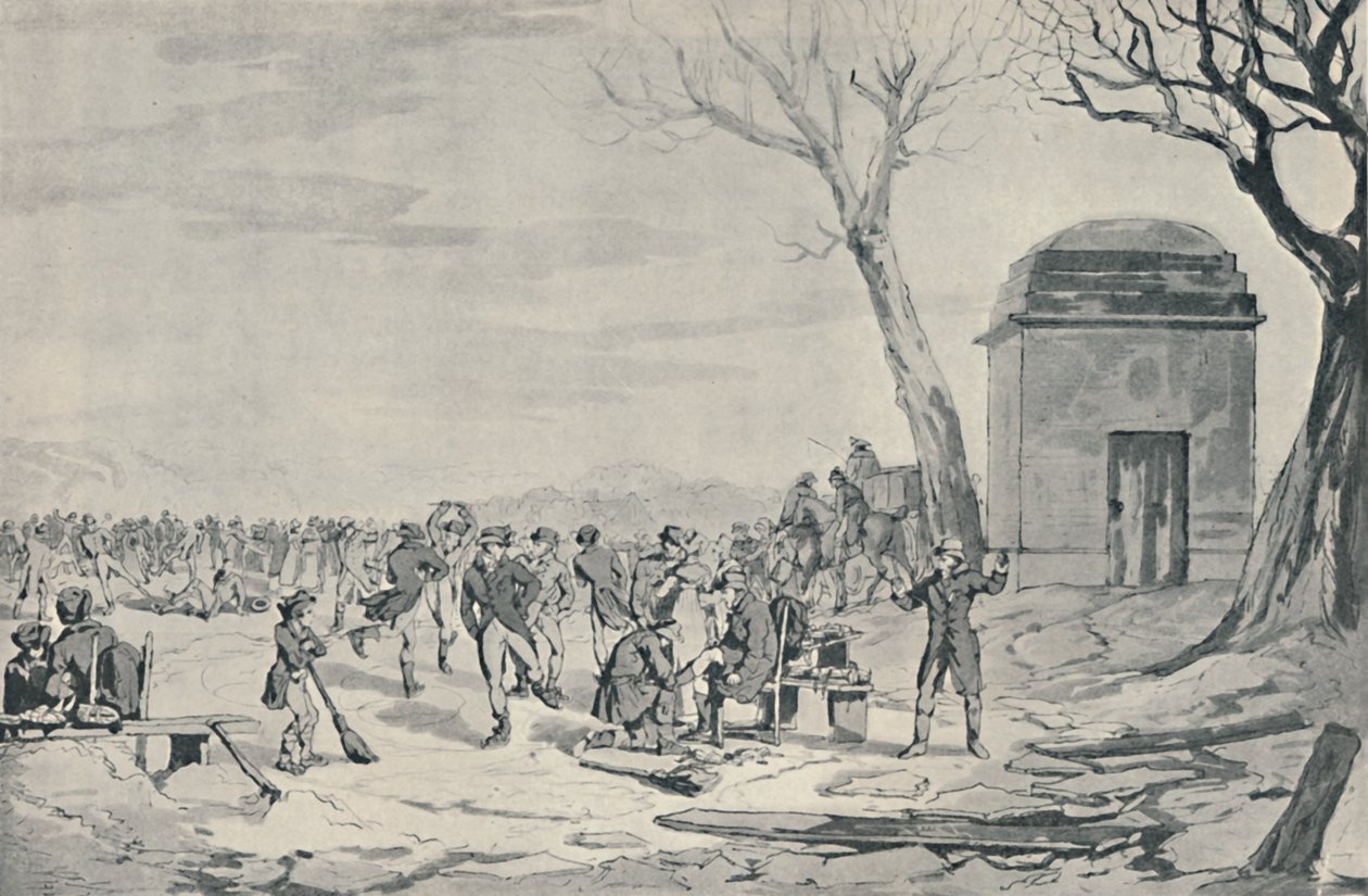 Bruslení v Hyde Parku, 1807, 1920 od John Augustus Atkinson