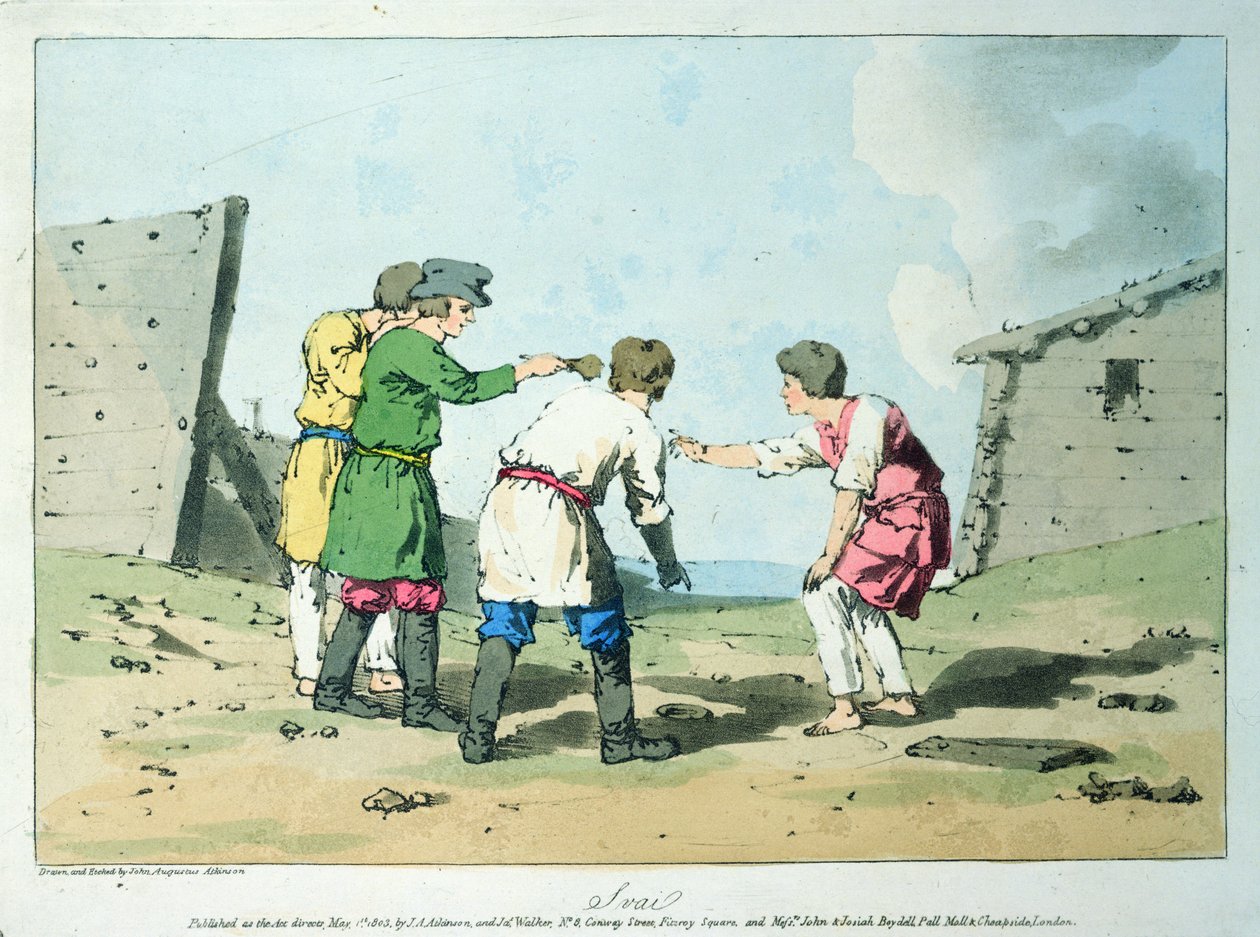 Swee Game, 1803 od John Augustus Atkinson