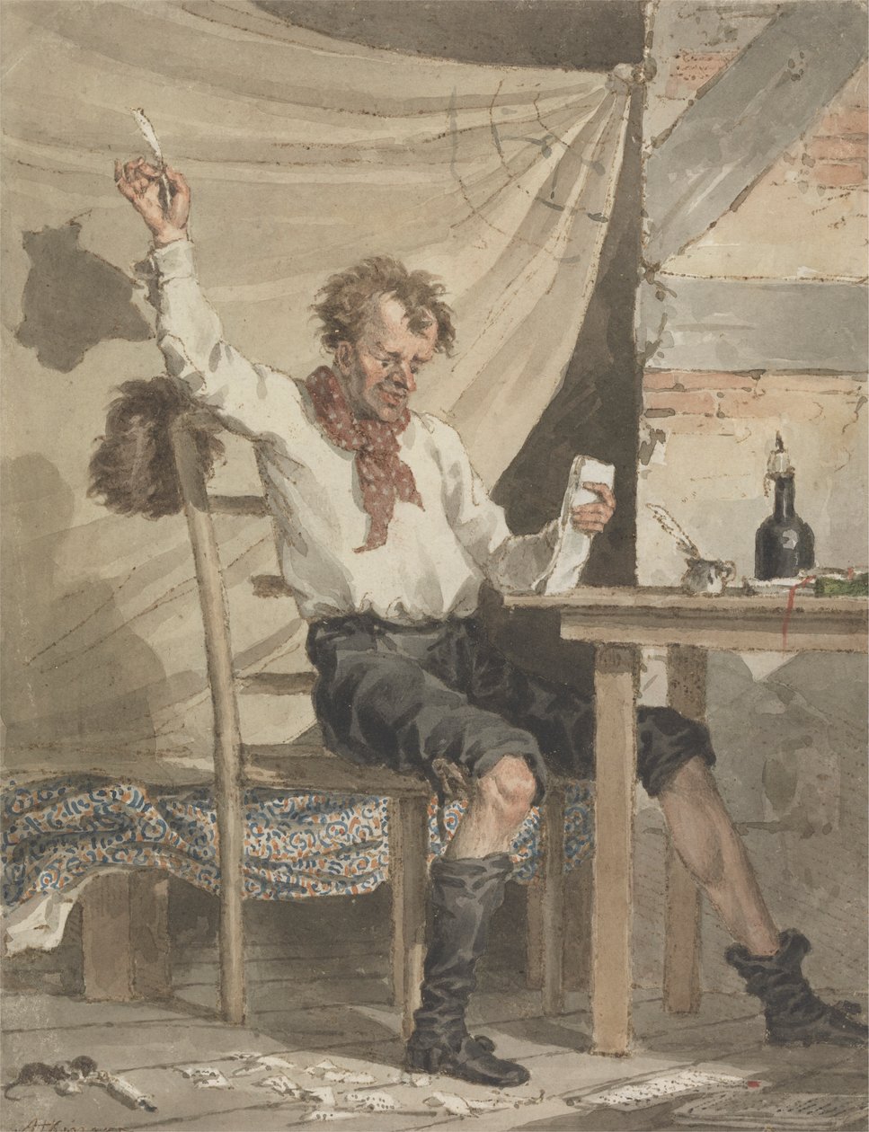 Básník od John Augustus Atkinson