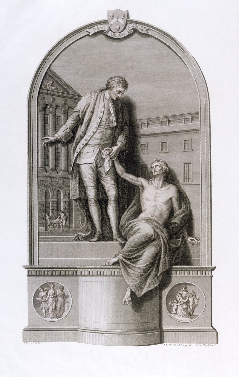 Památník sira Thomase Guye (1645-1724) v Guy