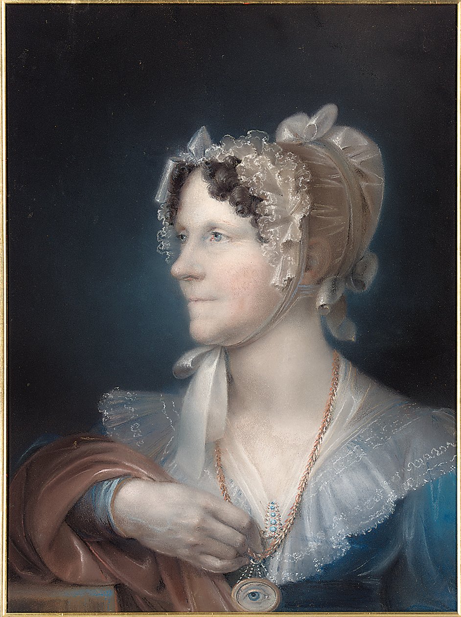 Portrét umělcovy manželky, 1839 od John Bacon