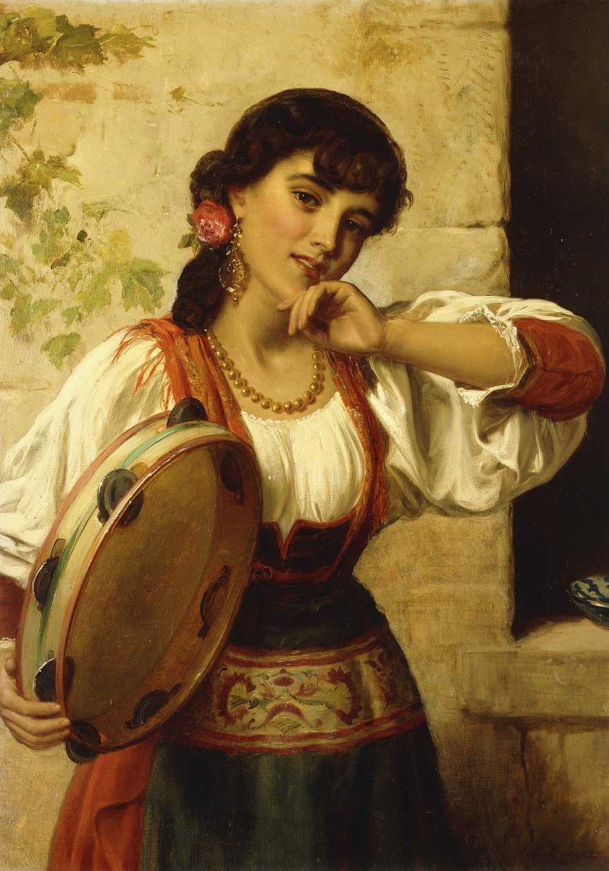 neopolitní tanečnice, od John Bagnold Burgess