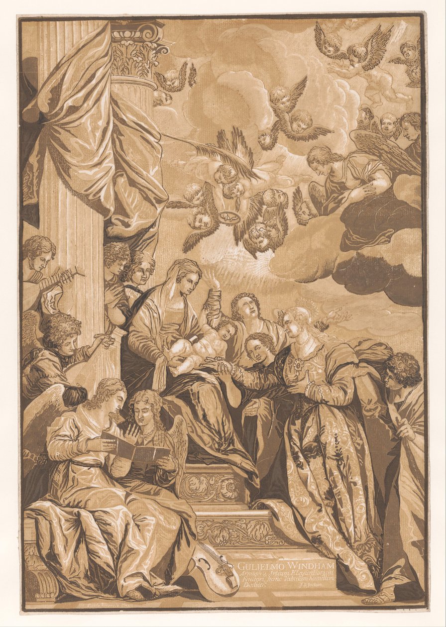 Svatba svaté Kateřiny Umělecká díla benátských mistrů (název série) Opera selectiora (název série) od John Baptist Jackson