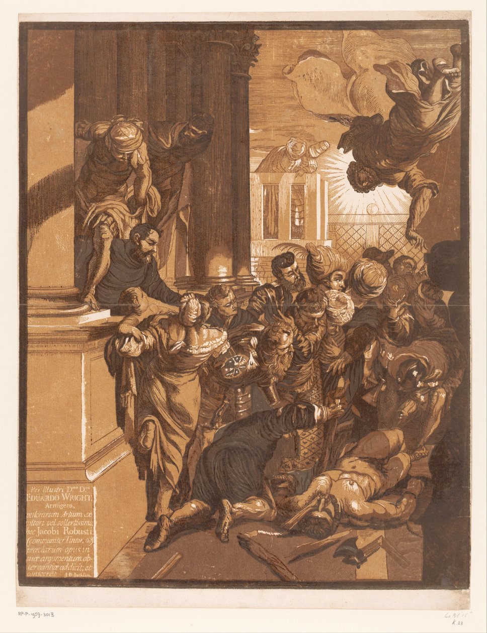 Marcus zachrání otroka před jeho mučením Umělecká díla benátských mistrů (název série) Opera selectiora (název série) od John Baptist Jackson
