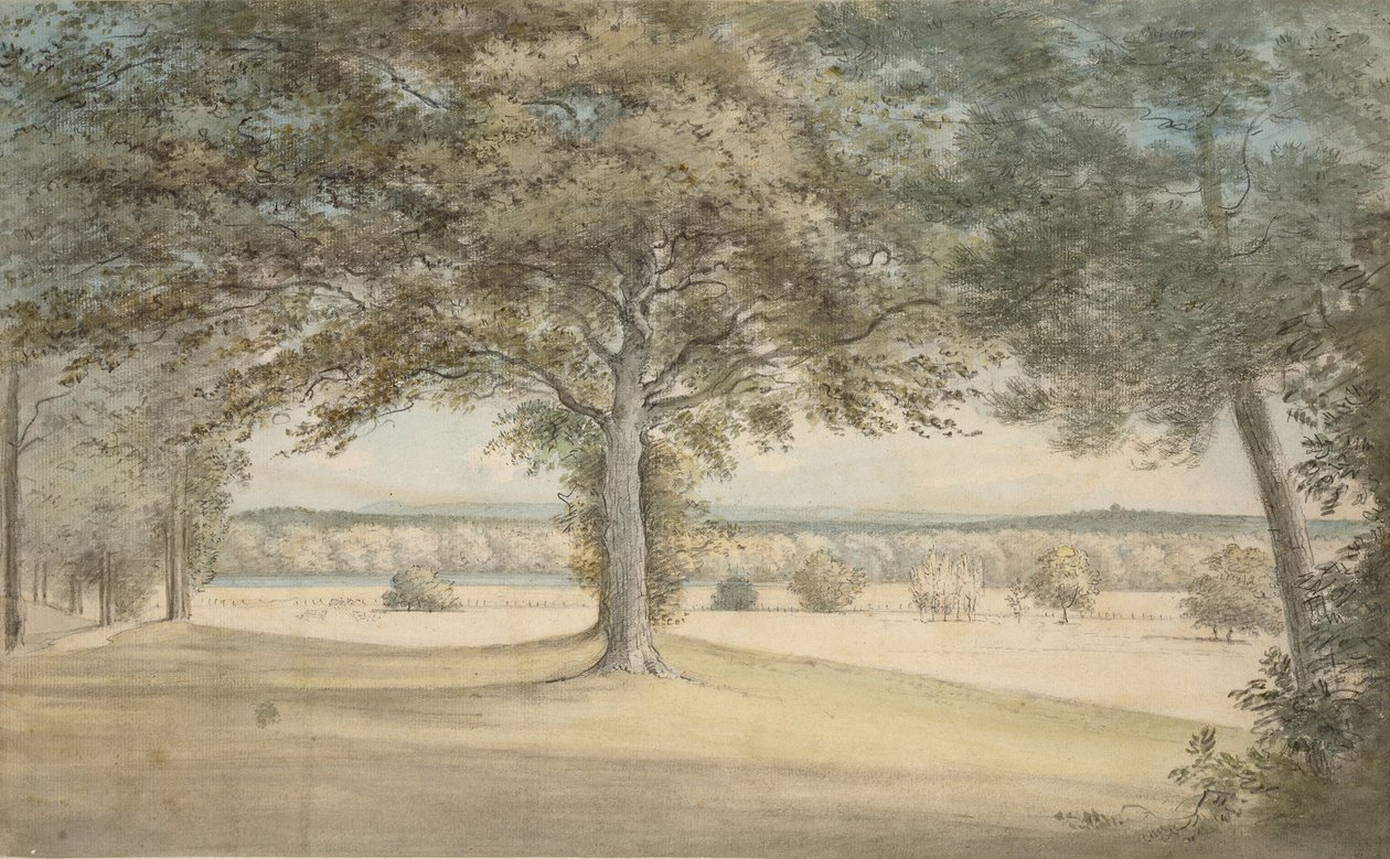 Kirtlington Park, 9. října 1783 od John Baptist Malchair