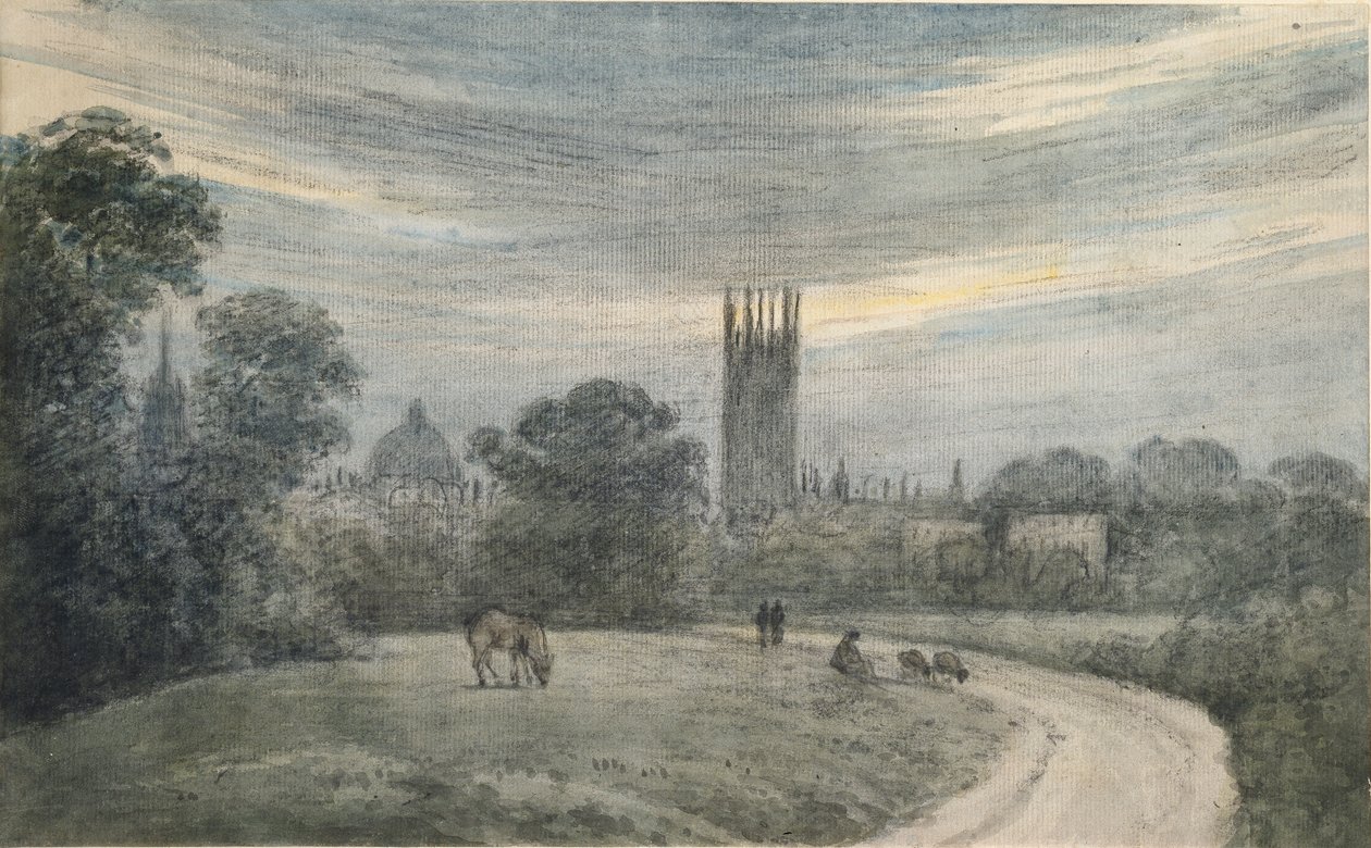 Vstup do Oxfordu z Londýna, ze vzpomínání, 16. července 1790 od John Baptist Malchair