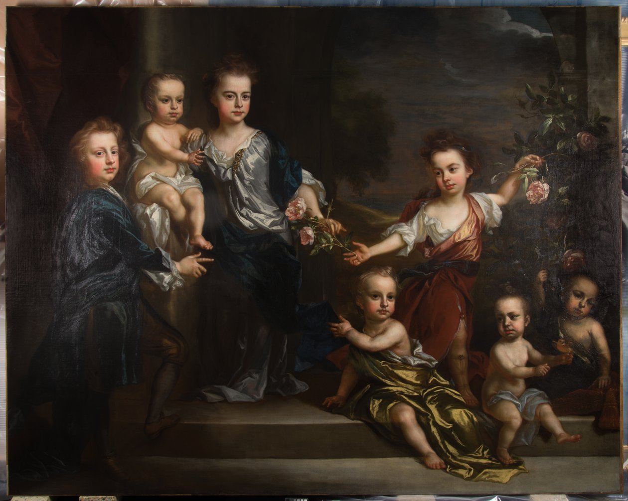 Portrét sedmi dětí Charlese Seymoura, 6. vévody ze Somersetu. od John Baptiste Closterman