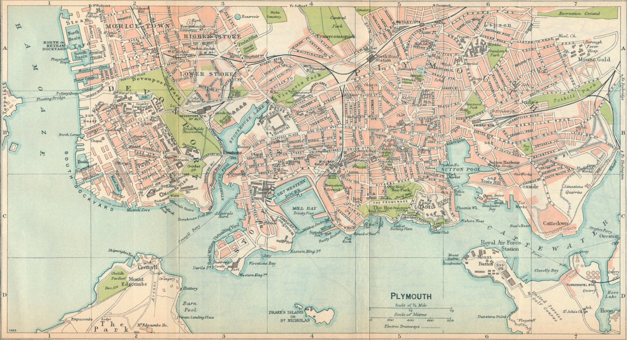 Plymouth, 20. století od John Bartholomew