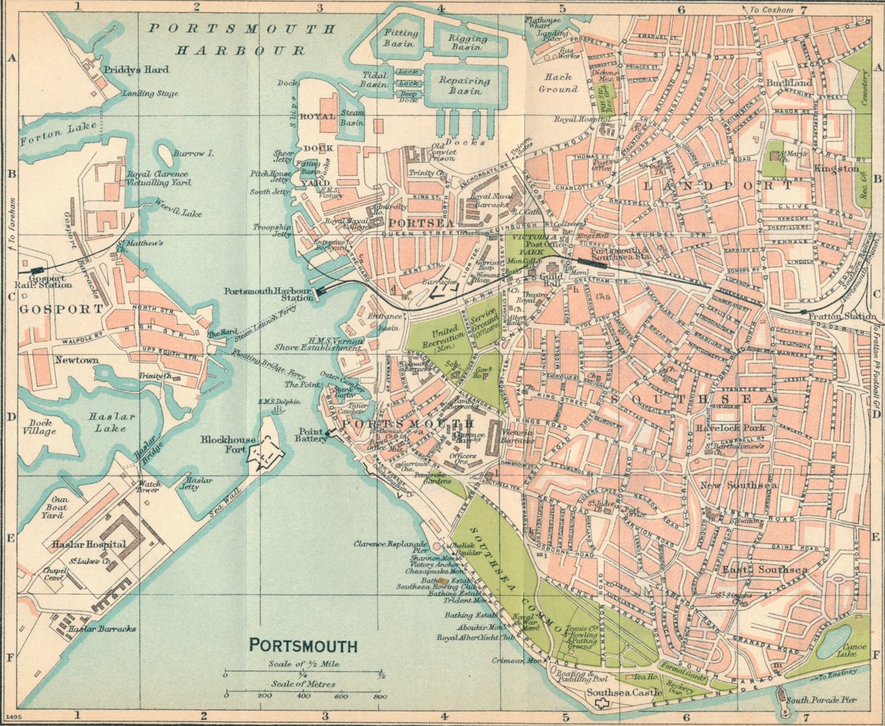 Portsmouth, 20. století od John Bartholomew