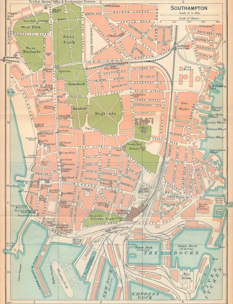 Southampton, 20. století od John Bartholomew