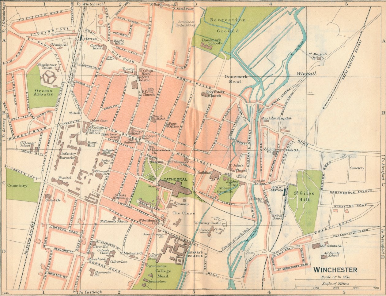 Winchester, c20. století od John Bartholomew