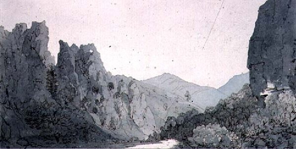 Dovedale, Derbyshire od John Bavistock Knight
