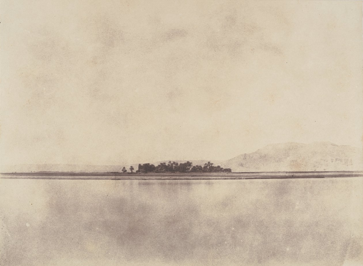 Nil před Thébskými vrchy, 1853-54. od John Beasley Greene
