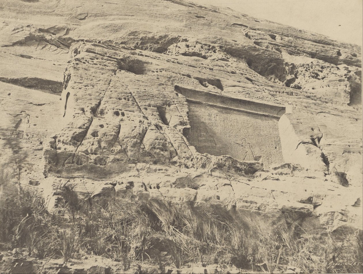 Ibsamboul, Stele napravo od chrámu Hathor od John Beasly Greene