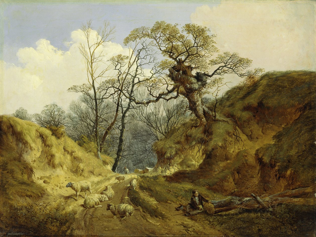 Crown Point, Whitlingham, poblíž Norwiche od John Berney Ladbrooke