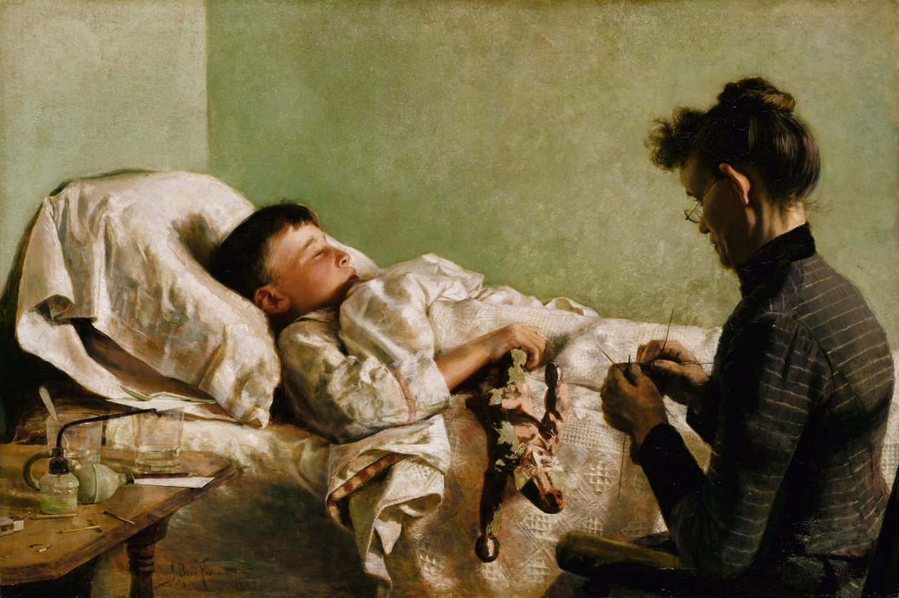 Nemocné dítě, 1893. od John Bond Francisco
