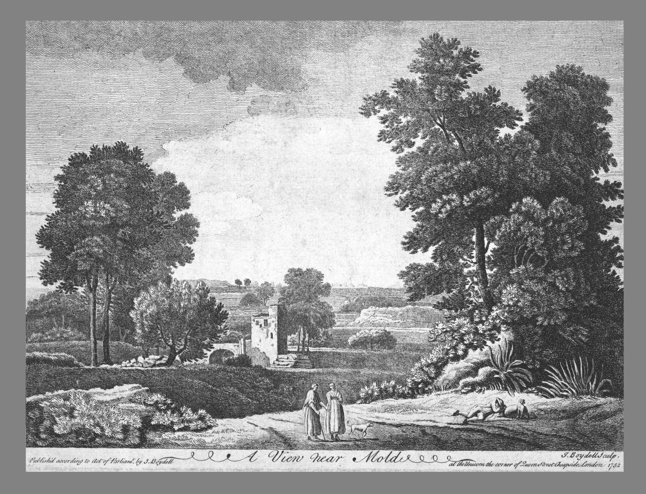 Pohled poblíž plísně, c1752 od John Boydell