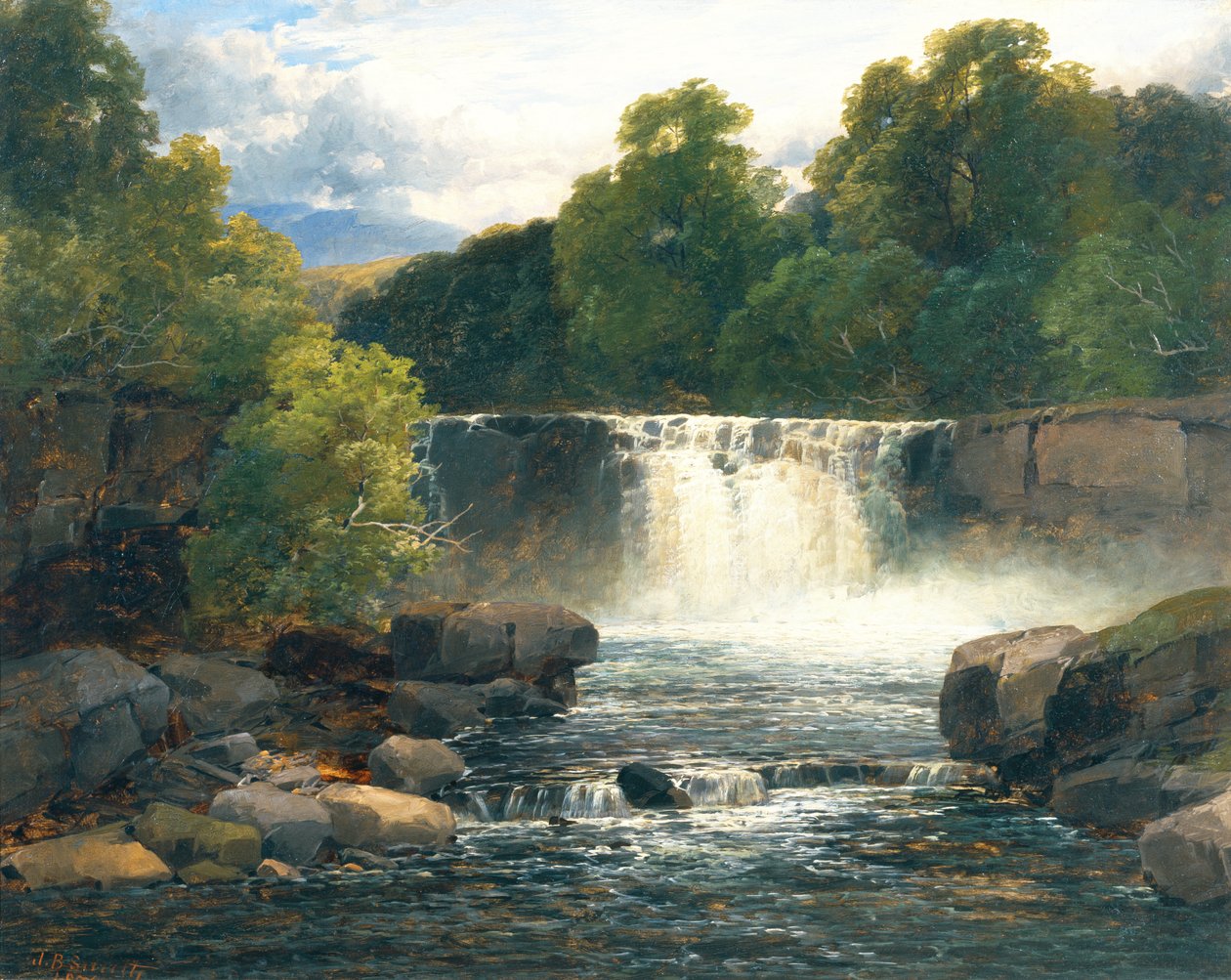 Vodopád na Malé Neath od John Brandon Smith