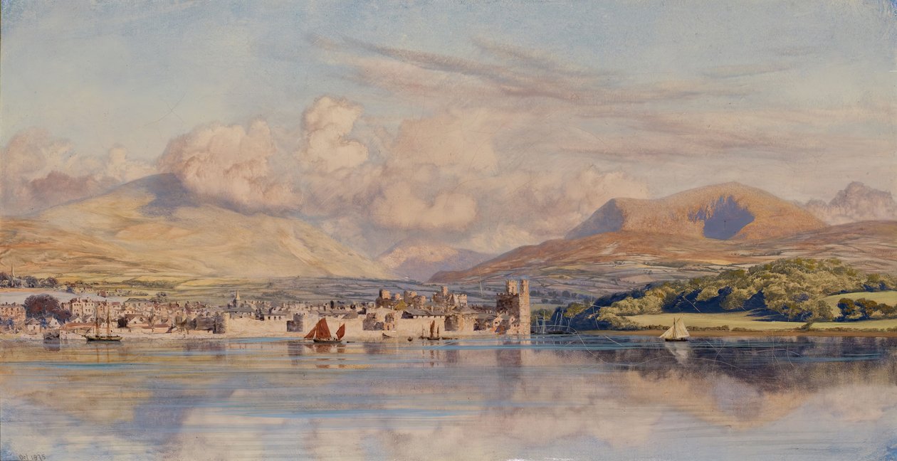 Caernarvon, 1875. od John Brett